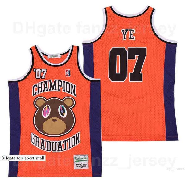 moive west jersey 07 ye graduation album cover hip hop rap champion basketball hiphop breathable team color orange pure cotton university fo, Black
moive west jersey 07 ye graduation album cover hip hop rap champion basketball hiphop breathable team color orange pure cotton university fo, Black