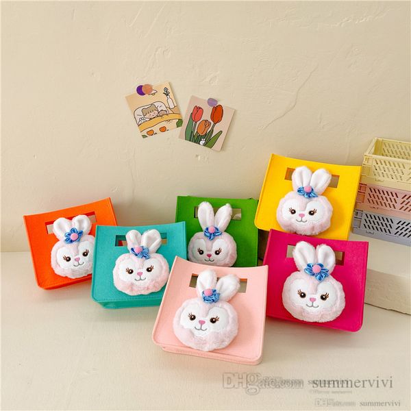 children easter handbags girls stereo plush rabbit applique single shoulder bags kids cute bunny candy color felt messenger bag z0109, Black
children easter handbags girls stereo plush rabbit applique single shoulder bags kids cute bunny candy color felt messenger bag z0109, Black
