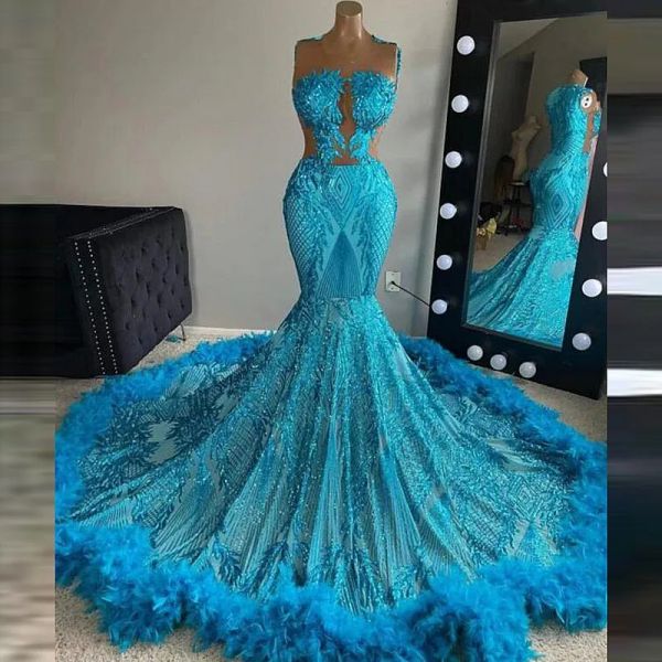 2023 peacock evening dresses sleeveless mermaid lace applique feather jewel neck sweep train satin plus size pleats prom gown formal custom, Black;red
2023 peacock evening dresses sleeveless mermaid lace applique feather jewel neck sweep train satin plus size pleats prom gown formal custom, Black;red