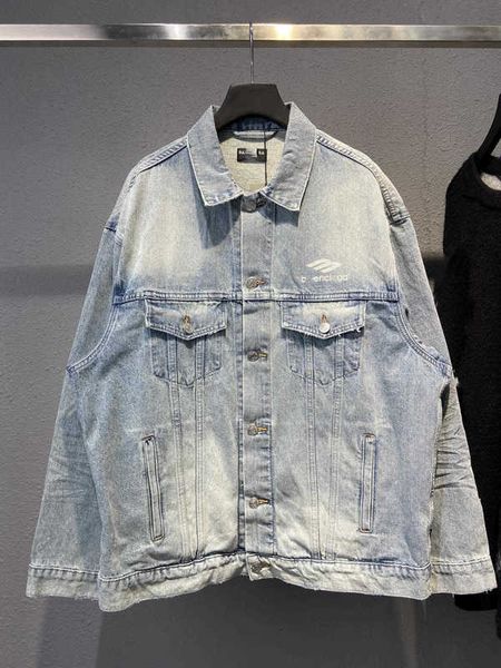 men's jackets high edition early autumn b house english letter 3b logo denim men and women jacket cardigan coat wgq6, Black;brown
men's jackets high edition early autumn b house english letter 3b logo denim men and women jacket cardigan coat wgq6, Black;brown