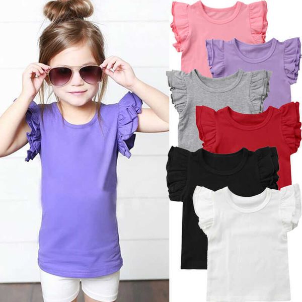 t-shirts toddler baby girls boy flying sleeves solid cotton t shirt summer outfits kid clothes 0-4t t230209, Blue
t-shirts toddler baby girls boy flying sleeves solid cotton t shirt summer outfits kid clothes 0-4t t230209, Blue