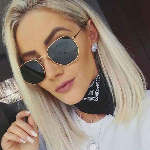 sunglasses fashion sunglasses women brand designer small frame polygon clear lens sunglasses men vintage sun glasses hexagon metal frame l23, White;black
sunglasses fashion sunglasses women brand designer small frame polygon clear lens sunglasses men vintage sun glasses hexagon metal frame l23, White;black