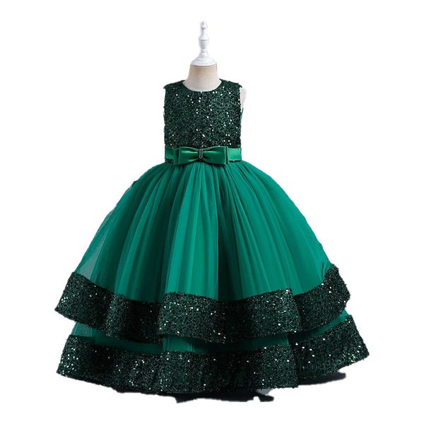 baby designer princess dress lace christmas banquet children's bow sequin diamond dress multi-layer skirt yarn 4-13t, Red;yellow
baby designer princess dress lace christmas banquet children's bow sequin diamond dress multi-layer skirt yarn 4-13t, Red;yellow
