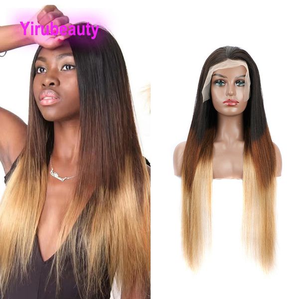 1b/4/27 ombre color brazilian human hair 13x4 lace front wig silky straight 10-32inch 150% 180% 210% density three tones color, Black;brown
1b/4/27 ombre color brazilian human hair 13x4 lace front wig silky straight 10-32inch 150% 180% 210% density three tones color, Black;brown