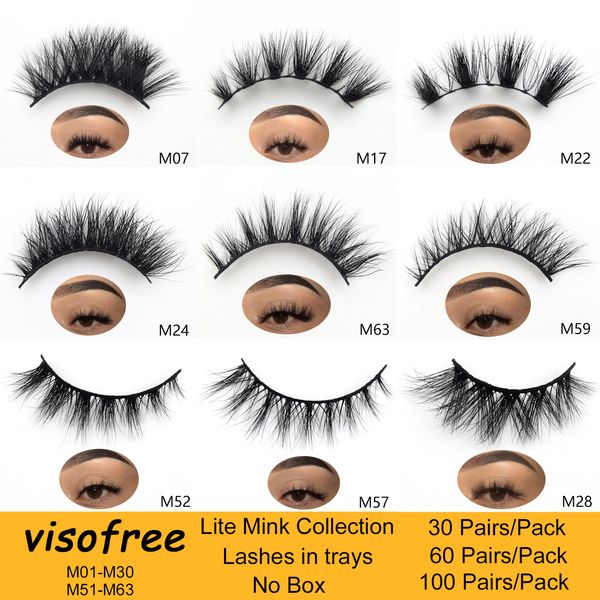 makeup tools 30 60 100 pairs viso3d mink lashes in trays no box lite collection natural long wispy eyelashes false 230211
makeup tools 30 60 100 pairs viso3d mink lashes in trays no box lite collection natural long wispy eyelashes false 230211