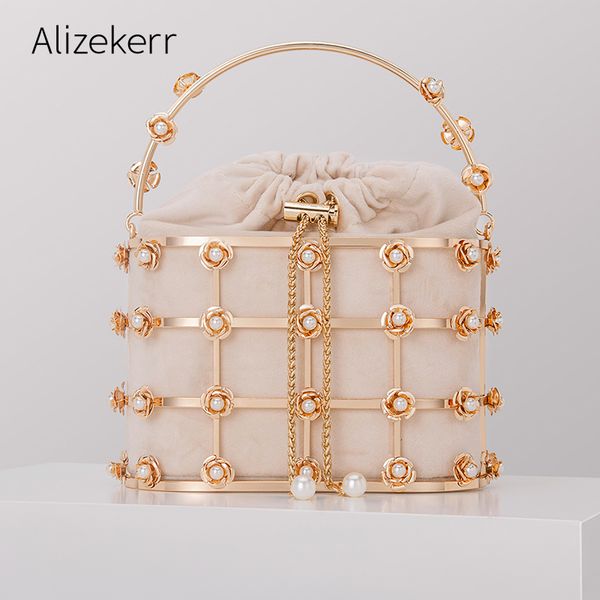 evening bags women metal cage clutch bridal luxury hollow out velvet metallic flower pearl purses and handbags wedding party 230210
evening bags women metal cage clutch bridal luxury hollow out velvet metallic flower pearl purses and handbags wedding party 230210