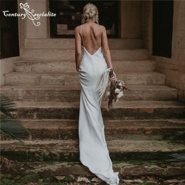 party dresses simple boho wedding for women mermaid 2023 spaghetti straps chiffon beach bridal gowns bride dress vestido de noiva 230211, White;black
party dresses simple boho wedding for women mermaid 2023 spaghetti straps chiffon beach bridal gowns bride dress vestido de noiva 230211, White;black