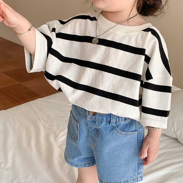 t-shirts deer jonmi 2022 summer toddlers kids striped t-shirts korean style children loose casual t230209, Blue
t-shirts deer jonmi 2022 summer toddlers kids striped t-shirts korean style children loose casual t230209, Blue