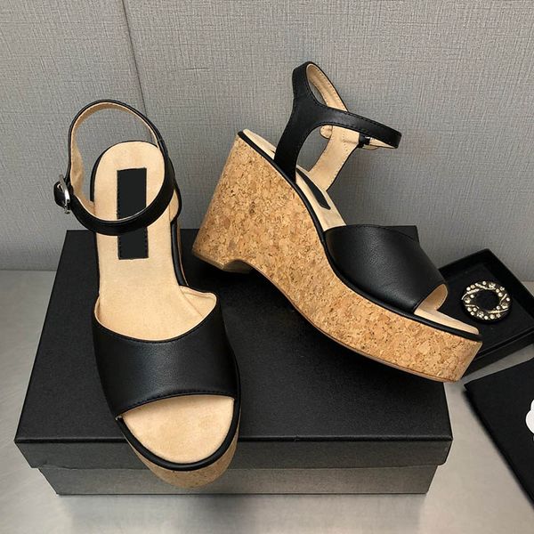 womens mouth wedge heel height 8cm sandals designer pump and slingbacks platform heels dress shoe buckle strap real leather for party weddin, Black
womens mouth wedge heel height 8cm sandals designer pump and slingbacks platform heels dress shoe buckle strap real leather for party weddin, Black