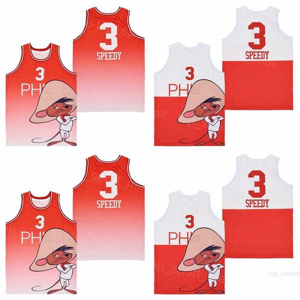 men movie basketball 3 speedy jersey sewing white red color for sport fans breathable pure cotton embroidery and stitched university excelle, Black
men movie basketball 3 speedy jersey sewing white red color for sport fans breathable pure cotton embroidery and stitched university excelle, Black