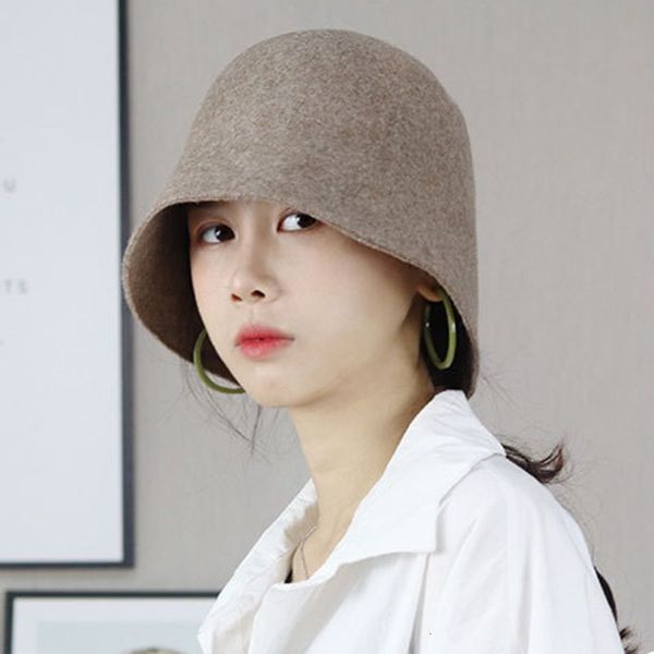 cloches maxsiti u autumn and winter woolen vintage bucket hat for women solid campaniform fisherman's basin caps 230211, Blue;gray
cloches maxsiti u autumn and winter woolen vintage bucket hat for women solid campaniform fisherman's basin caps 230211, Blue;gray