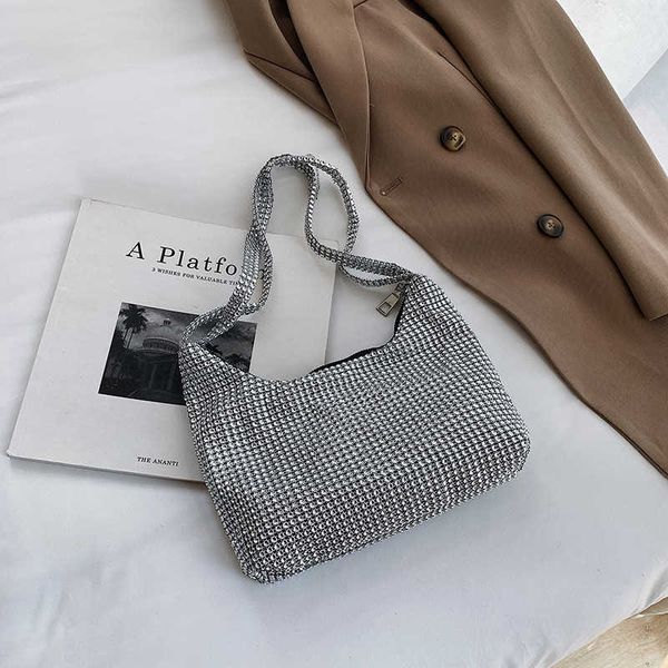 shoulder bags luxury rhinestones shoulder bag for women pu leather diamond underarm bag shiny ladies armpit bag purse bolsa g230210
shoulder bags luxury rhinestones shoulder bag for women pu leather diamond underarm bag shiny ladies armpit bag purse bolsa g230210