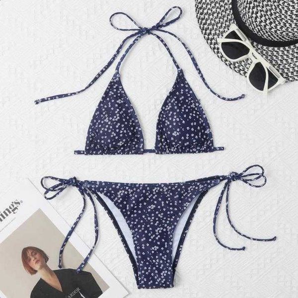 lace up bikini split halter beach contrast color wholesale, White;black
lace up bikini split halter beach contrast color wholesale, White;black