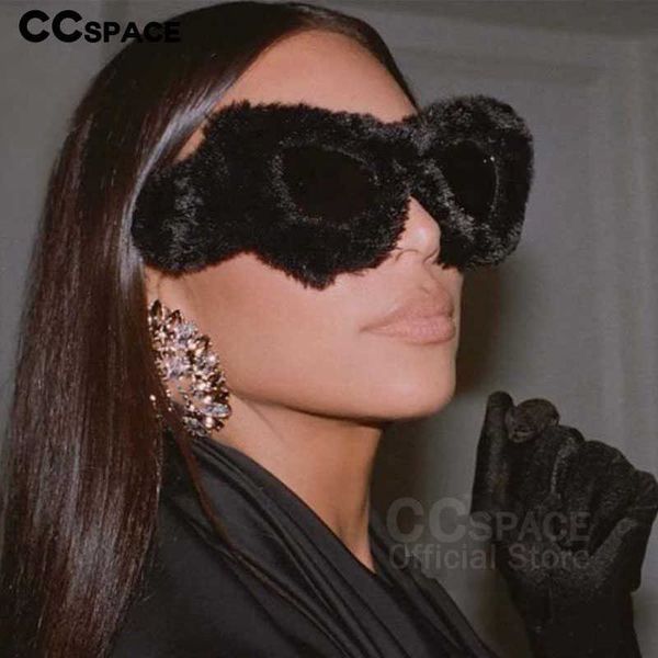 sunglasses 54190 trendy cat eye sunglasses women punk soft fur velvet sun glasses ladies uv400 shades handmade eyewear gafas de sol l230210, White;black
sunglasses 54190 trendy cat eye sunglasses women punk soft fur velvet sun glasses ladies uv400 shades handmade eyewear gafas de sol l230210, White;black