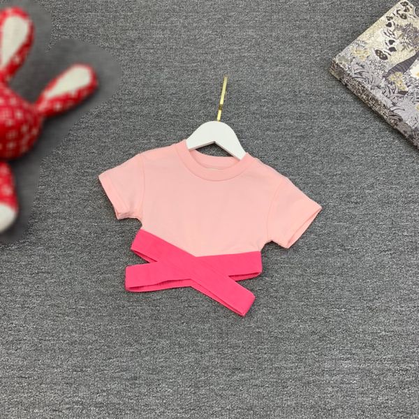 23ss fashion girls t shirts sets summer children alphabet belt set short sleeve t-shirts with wide leg pants designer kids trackuits newly s, White
23ss fashion girls t shirts sets summer children alphabet belt set short sleeve t-shirts with wide leg pants designer kids trackuits newly s, White