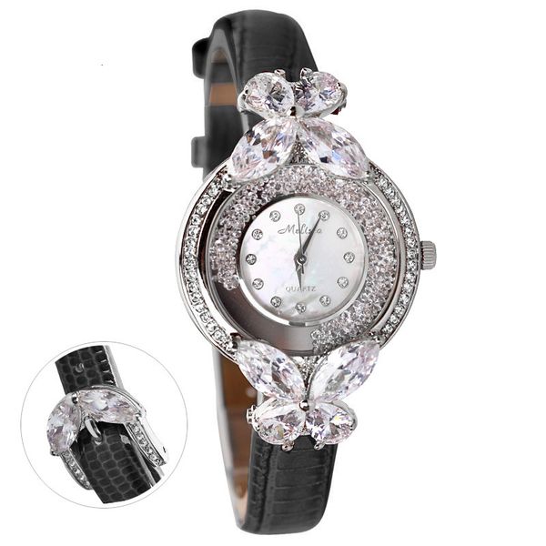 wristwatches bowknot crystal clock lady women s watch hours japan quartz fashion bracelet leather shell luxury s girl s gift box 230211, Slivery;brown
wristwatches bowknot crystal clock lady women s watch hours japan quartz fashion bracelet leather shell luxury s girl s gift box 230211, Slivery;brown