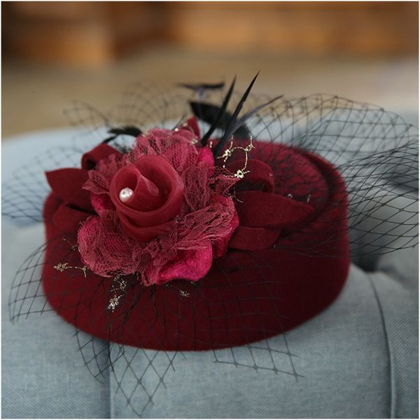 cloches vintage elegant female cap brand soft girls chapeu gauze formal hat wool fedoras for women fashion bowknot 230211, Blue;gray
cloches vintage elegant female cap brand soft girls chapeu gauze formal hat wool fedoras for women fashion bowknot 230211, Blue;gray