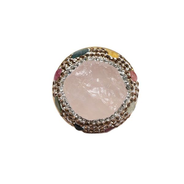 natural pink rose quartz rough solitaire ring tourmaline cz paved 18k yellow gold plated ring handmade lady party jewelry, Golden;silver
natural pink rose quartz rough solitaire ring tourmaline cz paved 18k yellow gold plated ring handmade lady party jewelry, Golden;silver