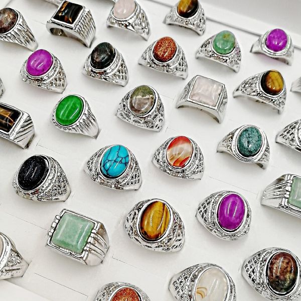 solitaire ring 10 20pcs lot natural stone s for women and men big pine opals bohemia mixed party charm jewelry accessories gift 230211, Golden;silver
solitaire ring 10 20pcs lot natural stone s for women and men big pine opals bohemia mixed party charm jewelry accessories gift 230211, Golden;silver