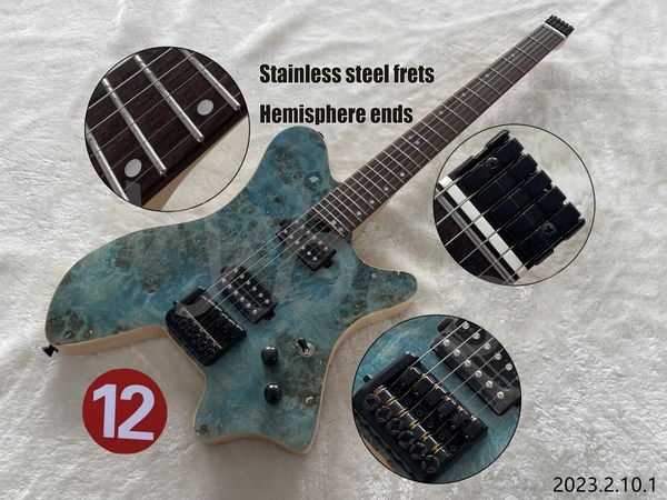 in stocking electric guitar can ship out at once no 12 electric guitar headless with stainless steel frets hemisphere ends shape black parts
in stocking electric guitar can ship out at once no 12 electric guitar headless with stainless steel frets hemisphere ends shape black parts