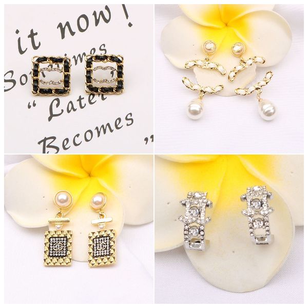 fashion womens je earrings ear stud earring sier plated crystal pearl designer women wedding lovers gifts jewellery statement, Golden;silver
fashion womens je earrings ear stud earring sier plated crystal pearl designer women wedding lovers gifts jewellery statement, Golden;silver