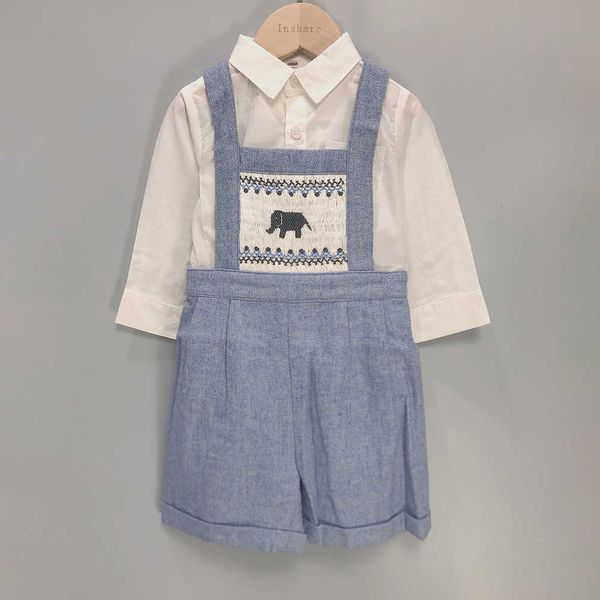 clothing sets toddler boy wool suspender shorts set white cotton long sleeve bubble blue handmade smocked elephant christening eid clothes
clothing sets toddler boy wool suspender shorts set white cotton long sleeve bubble blue handmade smocked elephant christening eid clothes