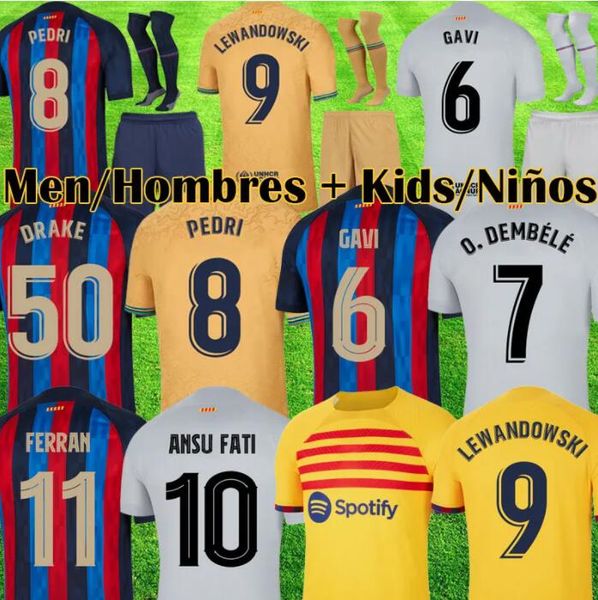 22/23 lewandowski ansu fati soccer jerseys 2022 ferran adama auba christensen o. dembele pedri memphis dest gavi barcelona maillots football, Black;yellow
22/23 lewandowski ansu fati soccer jerseys 2022 ferran adama auba christensen o. dembele pedri memphis dest gavi barcelona maillots football, Black;yellow