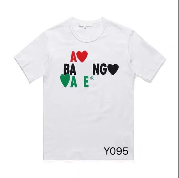 t-shirts summer cdgs mens play t shirt short sleeve womens des badge garcons embroidery heart red mj, White;black
t-shirts summer cdgs mens play t shirt short sleeve womens des badge garcons embroidery heart red mj, White;black