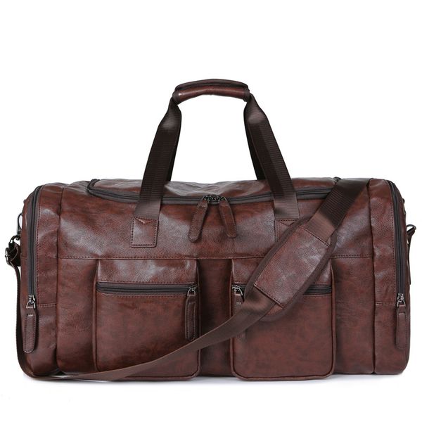 pu oversized travel bag men's business trip handbag portable huge single-shoulder luggage bag travelling leisure black brown, Blue;pink
pu oversized travel bag men's business trip handbag portable huge single-shoulder luggage bag travelling leisure black brown, Blue;pink