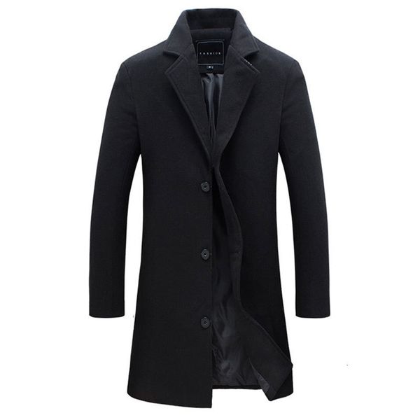 men's jackets classic overcoat korean style temperament coat long singlebreasted trench coat woolen large size casual jacket 230211, Black;brown
men's jackets classic overcoat korean style temperament coat long singlebreasted trench coat woolen large size casual jacket 230211, Black;brown