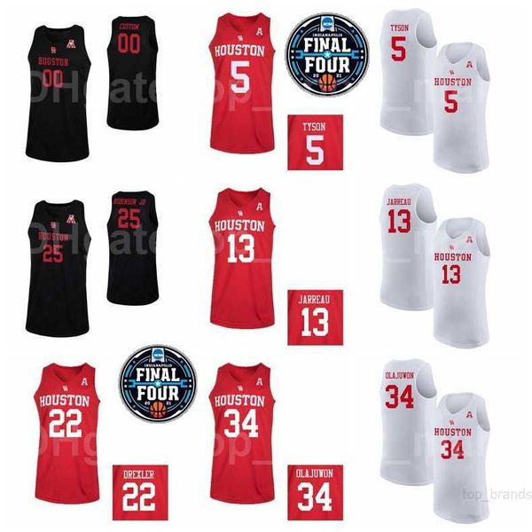 ncaa basketball final four houston cougars college 12 tramon mark jersey 5 cameron tyson 34 hakeem olajuwon 44 elvin hayes 22 clyde drexler, Black
ncaa basketball final four houston cougars college 12 tramon mark jersey 5 cameron tyson 34 hakeem olajuwon 44 elvin hayes 22 clyde drexler, Black