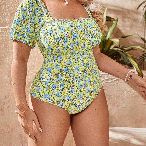 siamese plus size bikini green printing tight push up short sleeve fat woman, White;black
siamese plus size bikini green printing tight push up short sleeve fat woman, White;black