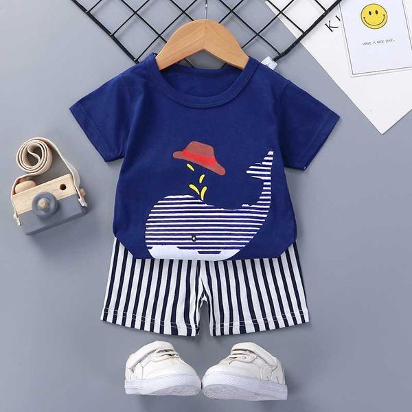 sets kids clothing fashion brand baby boys outfits printed cartoon toddler short sleeved suit casual infant girl two piece set cotton, White
sets kids clothing fashion brand baby boys outfits printed cartoon toddler short sleeved suit casual infant girl two piece set cotton, White