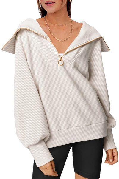fashion women casual loose hoodies oversized half zip pullover sweatshirts hoodie quarter zip for teen girls fall trendy y2k clothes, Black
fashion women casual loose hoodies oversized half zip pullover sweatshirts hoodie quarter zip for teen girls fall trendy y2k clothes, Black