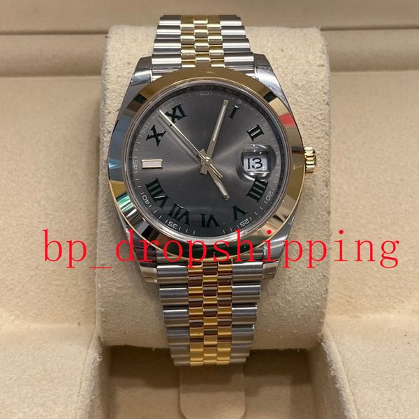 nf factory mens watch 41mm roman dial jubilee strap automatic mechanical watches full stainless steel two tone sapphire glass luminous wrist, Slivery;brown
nf factory mens watch 41mm roman dial jubilee strap automatic mechanical watches full stainless steel two tone sapphire glass luminous wrist, Slivery;brown