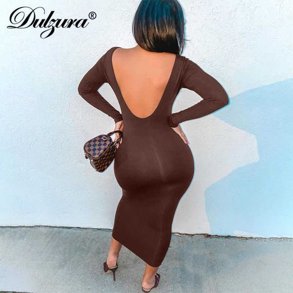 party dresses dulzura solid women long sleeve midi dress backless bodycon streetwear party club elegant 2020 autumn winter slim basic t23021, White;black
party dresses dulzura solid women long sleeve midi dress backless bodycon streetwear party club elegant 2020 autumn winter slim basic t23021, White;black