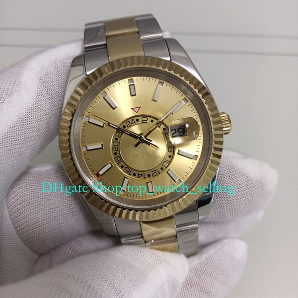 20 style watches for men automatic two tone steel bracelet folding clasp yellow gold champagne dial 42mm asia mechanical watch wristwatches, Slivery;golden
20 style watches for men automatic two tone steel bracelet folding clasp yellow gold champagne dial 42mm asia mechanical watch wristwatches, Slivery;golden