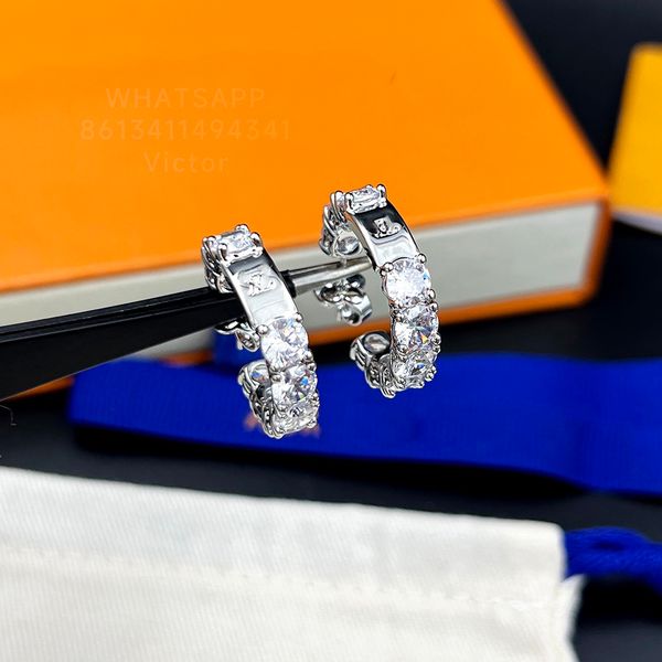 lw crystals earrings for women designer earring gold plated 18k diamond official reproductions luxury highest counter quality gift for girlf, White
lw crystals earrings for women designer earring gold plated 18k diamond official reproductions luxury highest counter quality gift for girlf, White