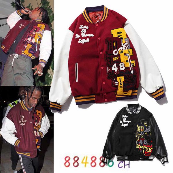 men's jackets autumn winter fashion warm pilot jackets men women embroidered woolen leather sleeve baseball come stand collar jacket co, Black;brown
men's jackets autumn winter fashion warm pilot jackets men women embroidered woolen leather sleeve baseball come stand collar jacket co, Black;brown