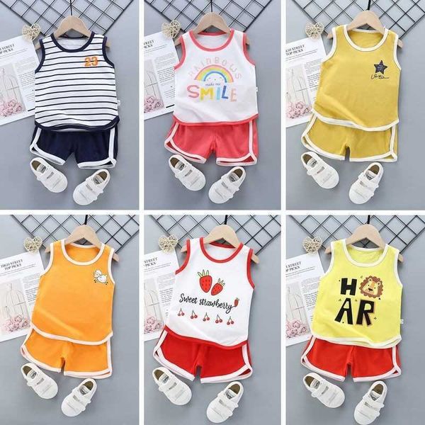 clothing sets boutique years old children's vest suit summer new trend cotton baby boys girls cartoon sleeveless tshirt shorts set, White
clothing sets boutique years old children's vest suit summer new trend cotton baby boys girls cartoon sleeveless tshirt shorts set, White