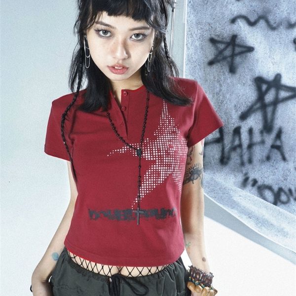 women s t shirt kosahiki vintage y2k crop t shirt women aesthetic grunge tee shirts femme star print punk gothic streetwear graphic t 230211, White
women s t shirt kosahiki vintage y2k crop t shirt women aesthetic grunge tee shirts femme star print punk gothic streetwear graphic t 230211, White