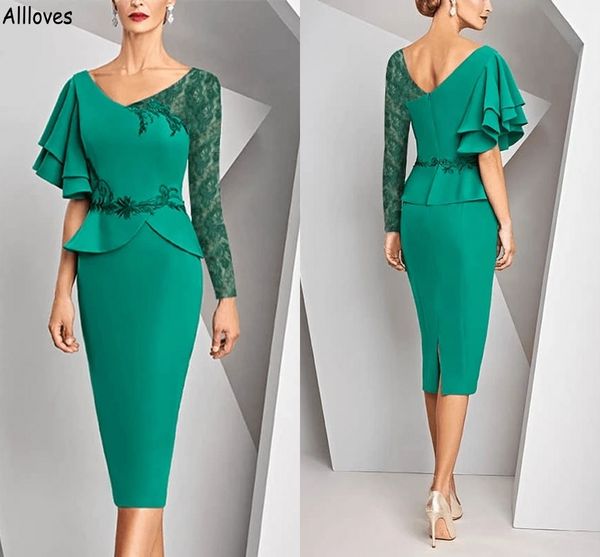 v neck elegant mother of the bride dresses hunter green seatin lace ruffles long sleeves short prom party gowns for women formal occasion sh, Black;red
v neck elegant mother of the bride dresses hunter green seatin lace ruffles long sleeves short prom party gowns for women formal occasion sh, Black;red