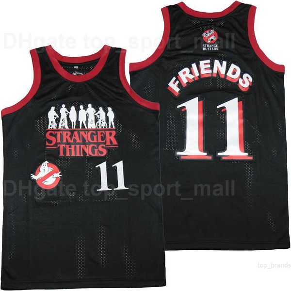 stranger things eleven 11 friends basketball jersey men black team color sport uniform pure cotton all stitched breathable excellent quality
stranger things eleven 11 friends basketball jersey men black team color sport uniform pure cotton all stitched breathable excellent quality