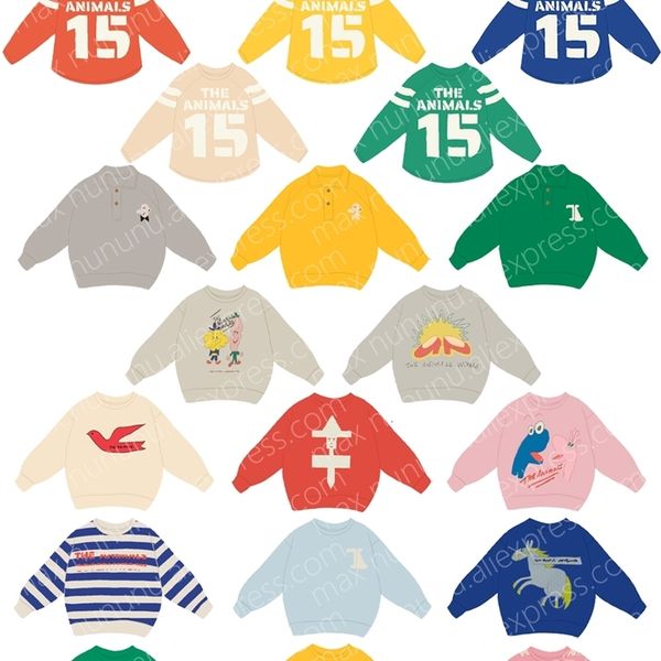 sets suits 2023ss original label bobo tao choses kids boys girls anteater t shirts the animals bear oversize sweatshirts seahorse 230210
sets suits 2023ss original label bobo tao choses kids boys girls anteater t shirts the animals bear oversize sweatshirts seahorse 230210