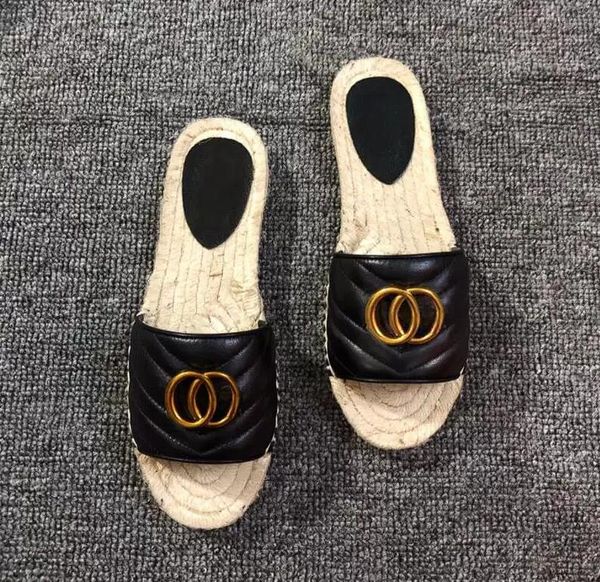 designer summer platform casual sandals fashion golden letter logo flat bottom ladies fisherman shoes leather hemp rope grass lace woven lar, Black
designer summer platform casual sandals fashion golden letter logo flat bottom ladies fisherman shoes leather hemp rope grass lace woven lar, Black