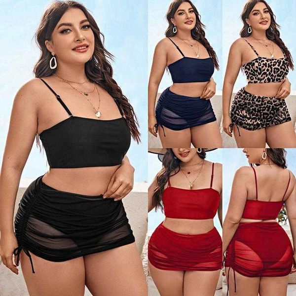 large size split bikini strap backless shorts mesh drawstring swimsuit for women, White;black
large size split bikini strap backless shorts mesh drawstring swimsuit for women, White;black