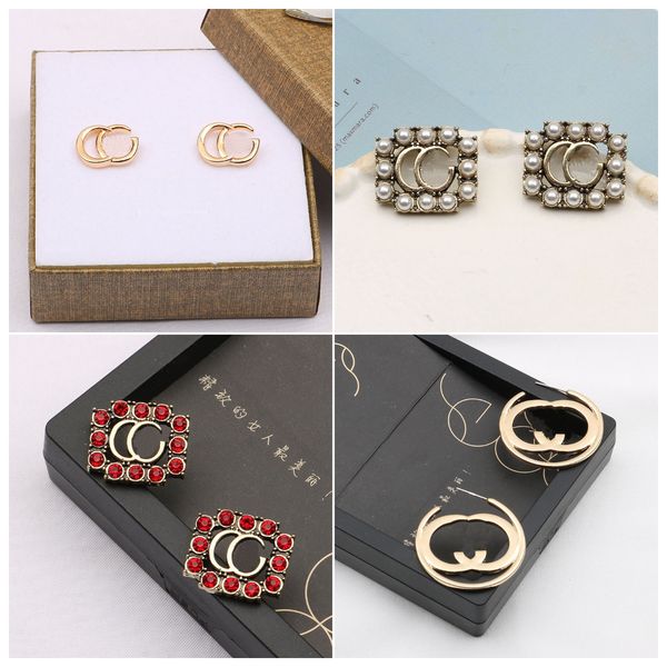 fashion women 18k gold plated designer ear stud earrings brand designers geometry letters crystal rhinestone pearl earring wedding party jew, Golden;silver
fashion women 18k gold plated designer ear stud earrings brand designers geometry letters crystal rhinestone pearl earring wedding party jew, Golden;silver