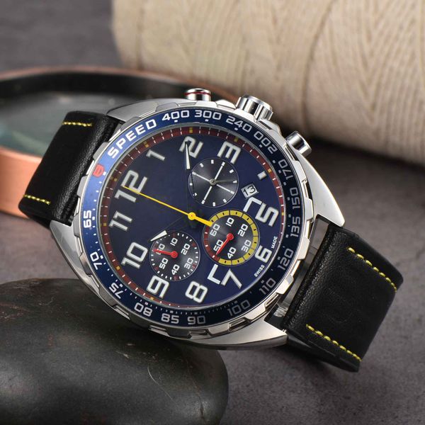 2023 men's luxury quartz watch business fashion leisure six-pin multi-function calendar waterproof watch belt watches, Slivery;brown
2023 men's luxury quartz watch business fashion leisure six-pin multi-function calendar waterproof watch belt watches, Slivery;brown