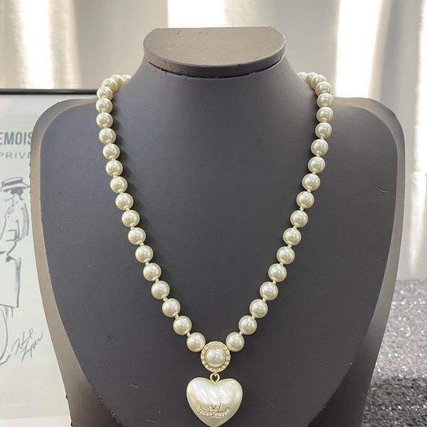 18 style never fading luxury brand designer pendants necklaces stainless steel double letter choker pendant necklace beads chain jewelry acc, Silver
18 style never fading luxury brand designer pendants necklaces stainless steel double letter choker pendant necklace beads chain jewelry acc, Silver