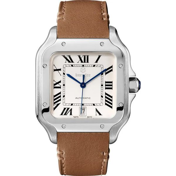 watch automatic movement fashion boss watchs for men stainless steel folding buckle sapphire gold waterproof satch business mechanical wrist, Slivery;brown
watch automatic movement fashion boss watchs for men stainless steel folding buckle sapphire gold waterproof satch business mechanical wrist, Slivery;brown